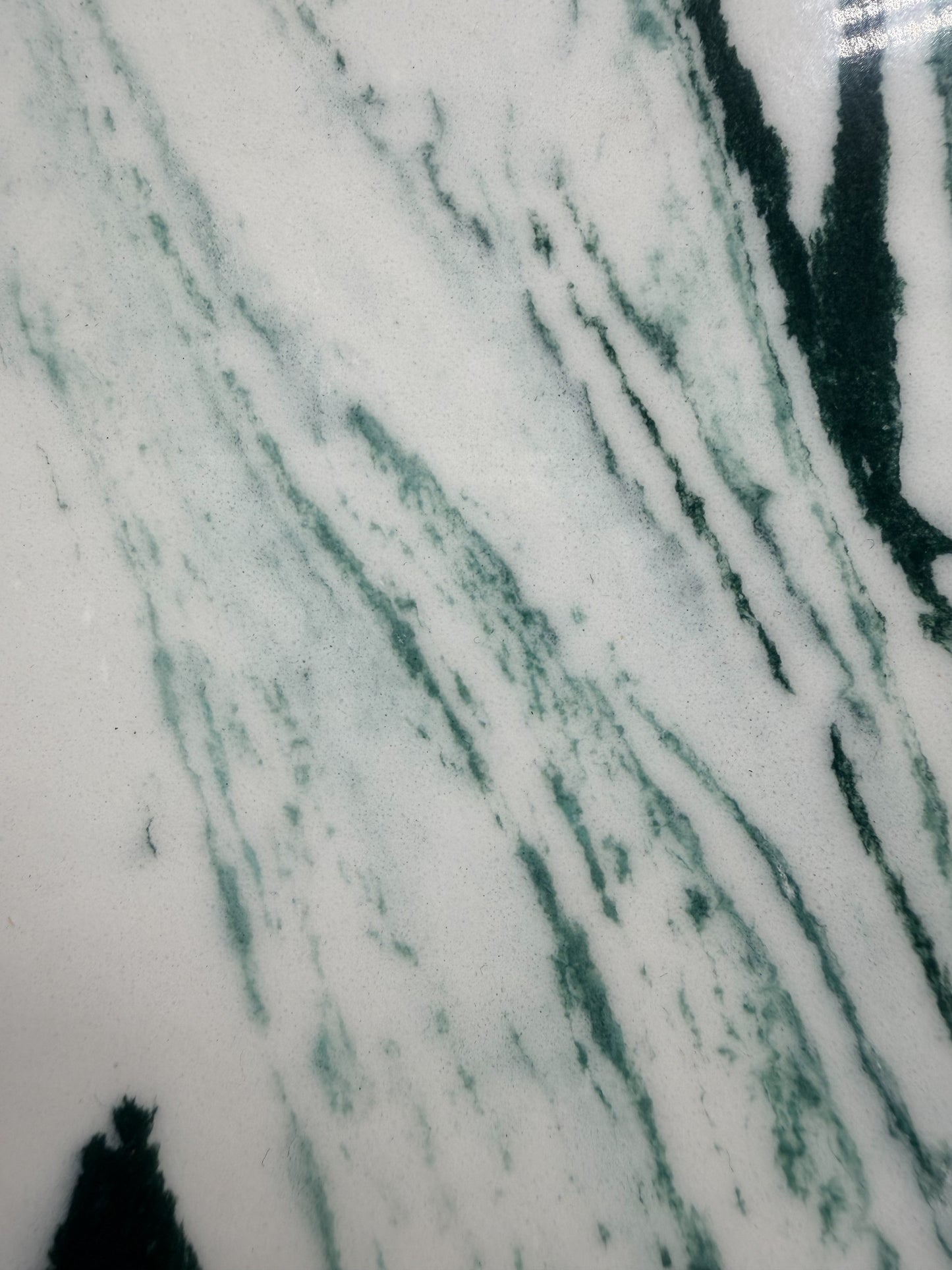 Shower Base 36" x 60" Teel Green on White Offset Drain