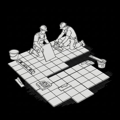 Installation Tile provided by Licensed Subcontractor