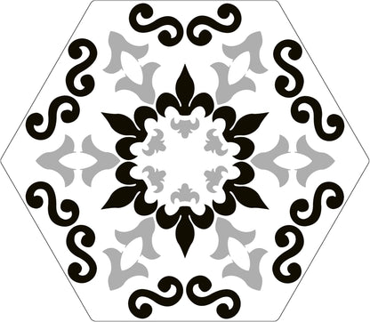 Trivette Flora Hexagon 8x9
