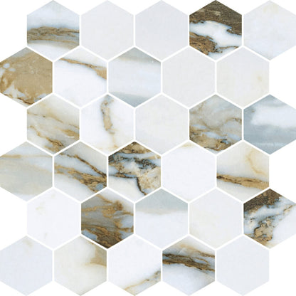 Tropical Breeze Hexagon 2x2 Matte