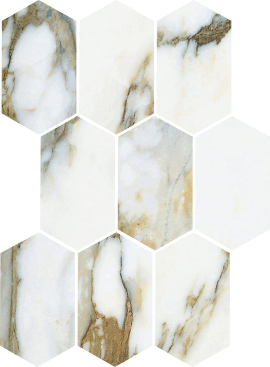 Tropical Breeze Long Hexagon 7x13 Polished