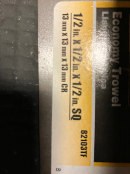 Trowel 1/2" x 1/2" Economy