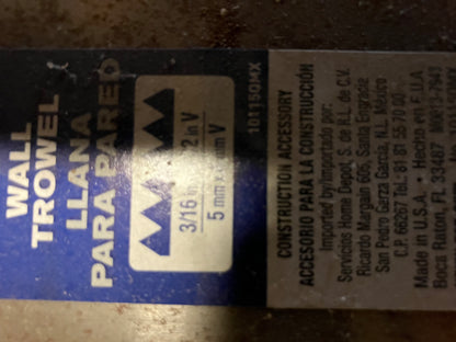 Trowel 3/16" x 5/32" Economy