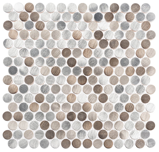 Prism Road 12x12 Penny Round Mosaic