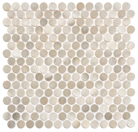 Thunderburst 12x12 Penny Round Mosaic