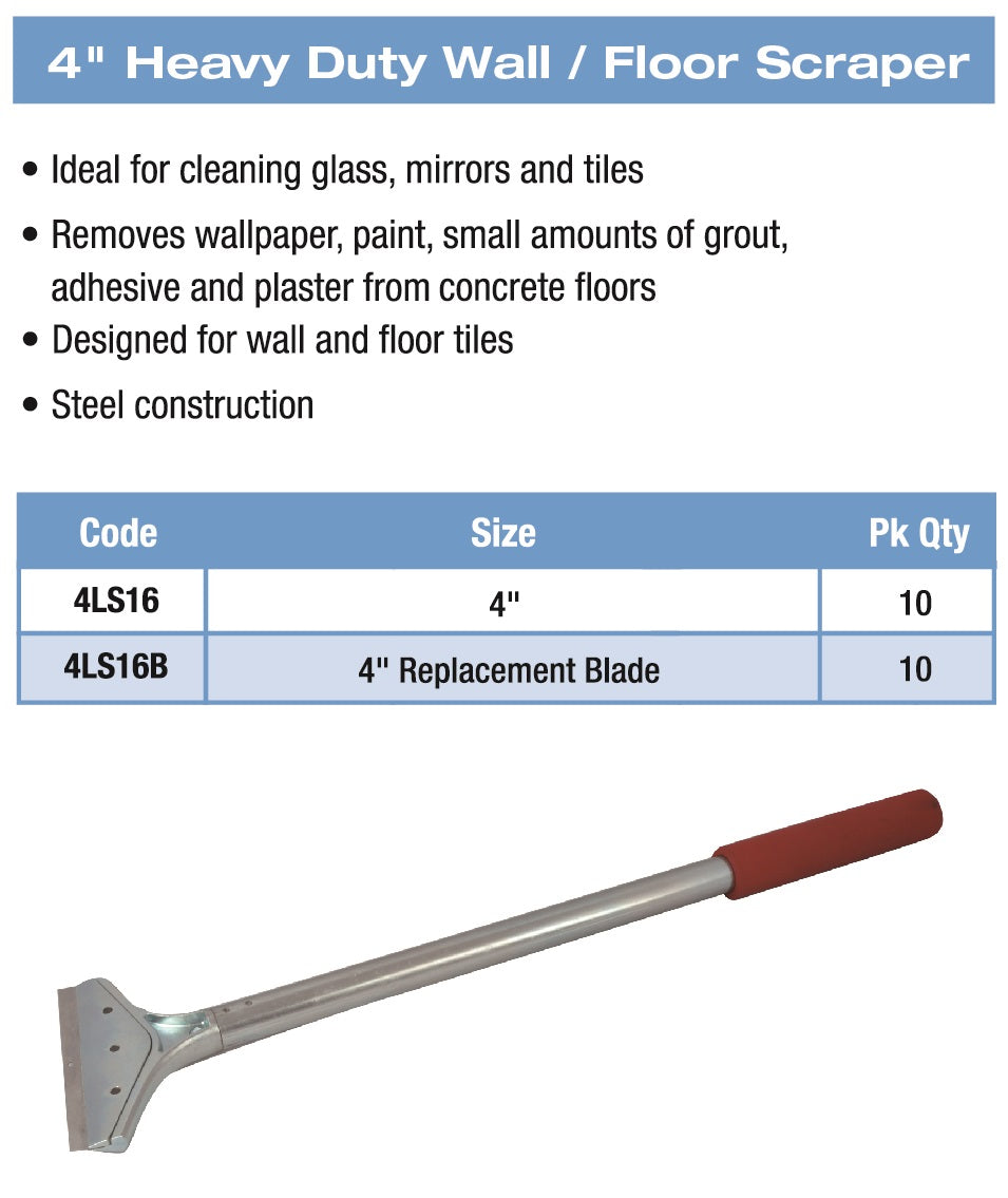 Wall & Floor Scraper 4"