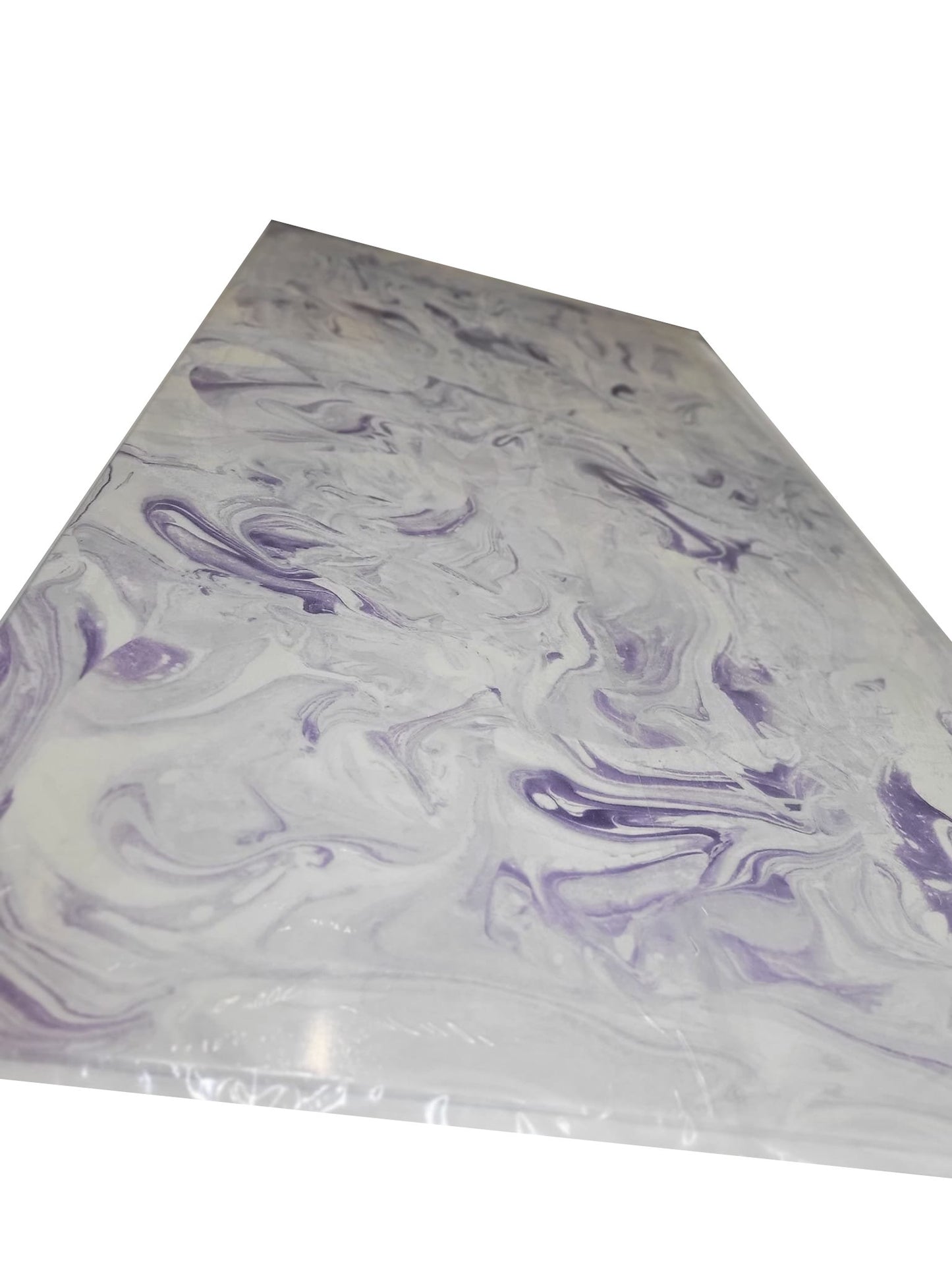 Wall Panel 34" x 84" Purple on White