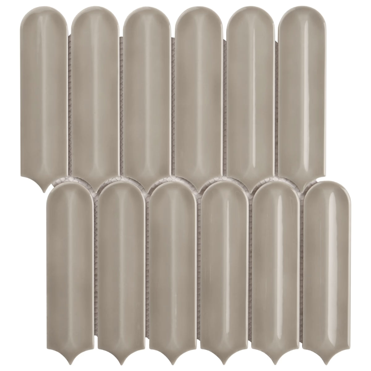 Warm Gray Feather 2x7 Glossy