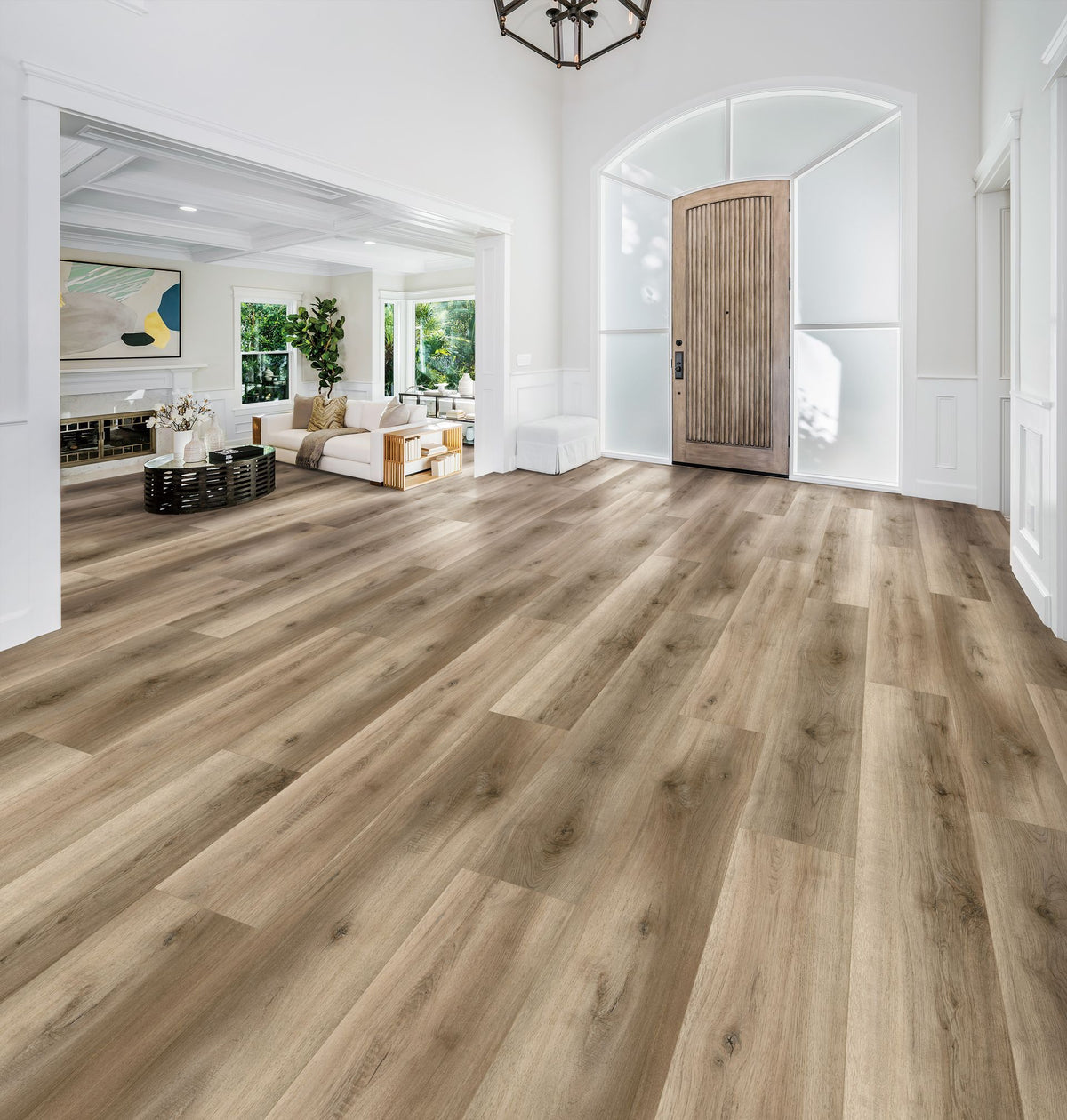 Weathered Walnut 9x60 room scene
