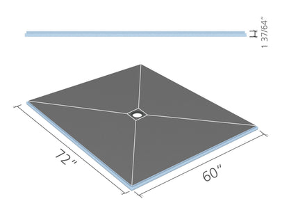 Wedi Pan 5x6