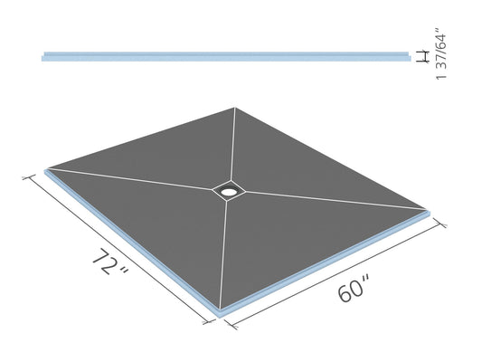 Wedi Pan 5x6