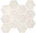 White 4” Hex
