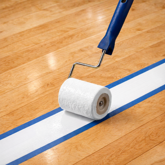 White Game Line Paint
