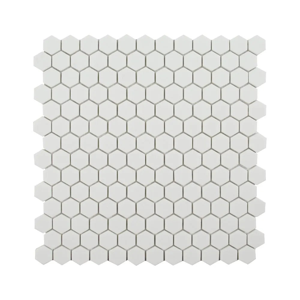 White Hexagon 1x1