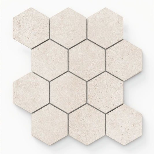 White Hexagon 4x4