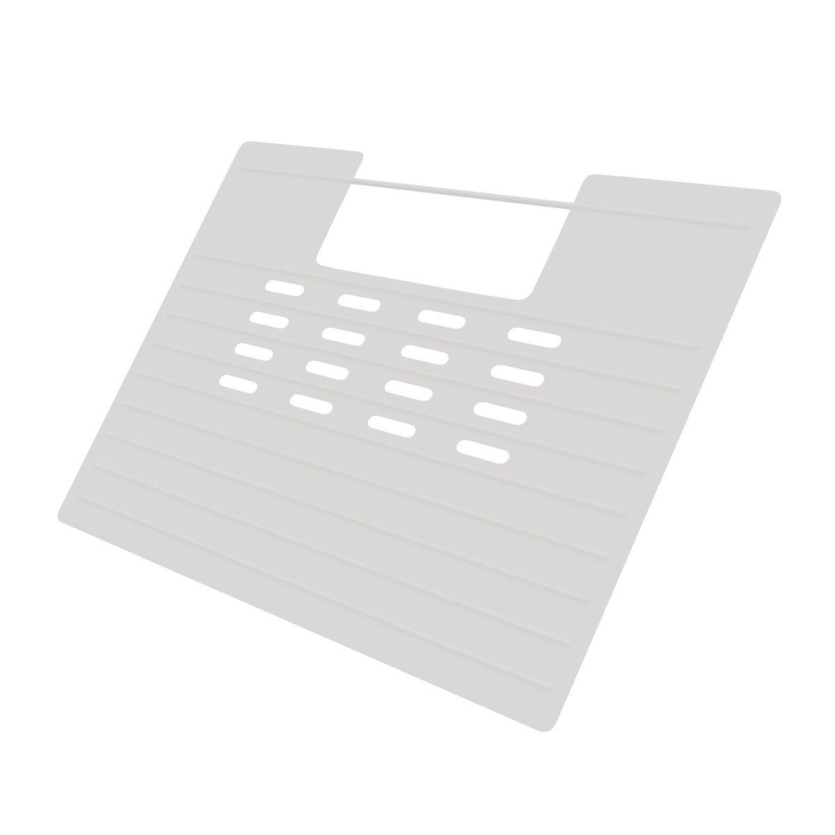 White Vanity Bath Mat 22"
