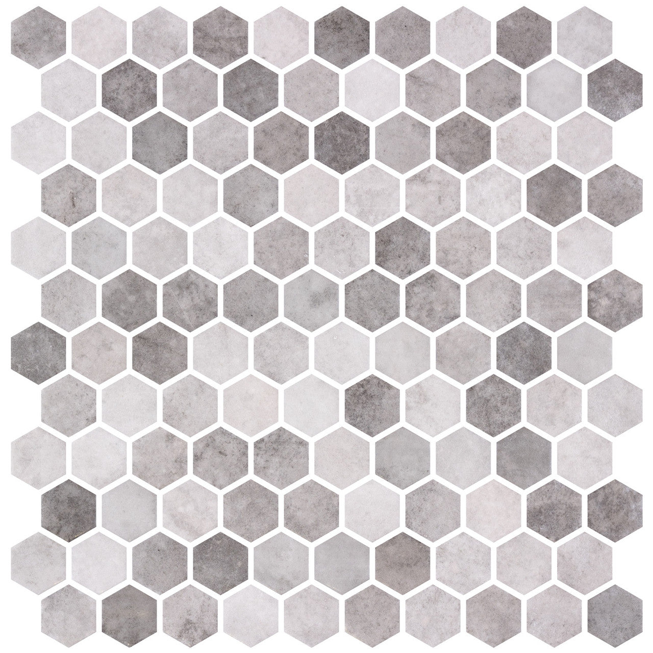 Zement Grey Hexagon 1x1