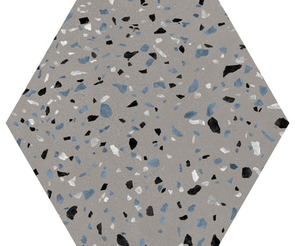 Abstract Gray 8x9 Hex