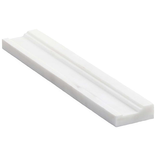 Bianco Dolomite Premium Modrail Trim 2X12 Honed