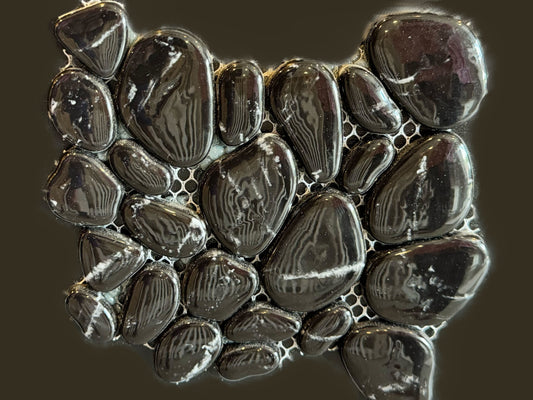Black Pebble 12x12 Polished