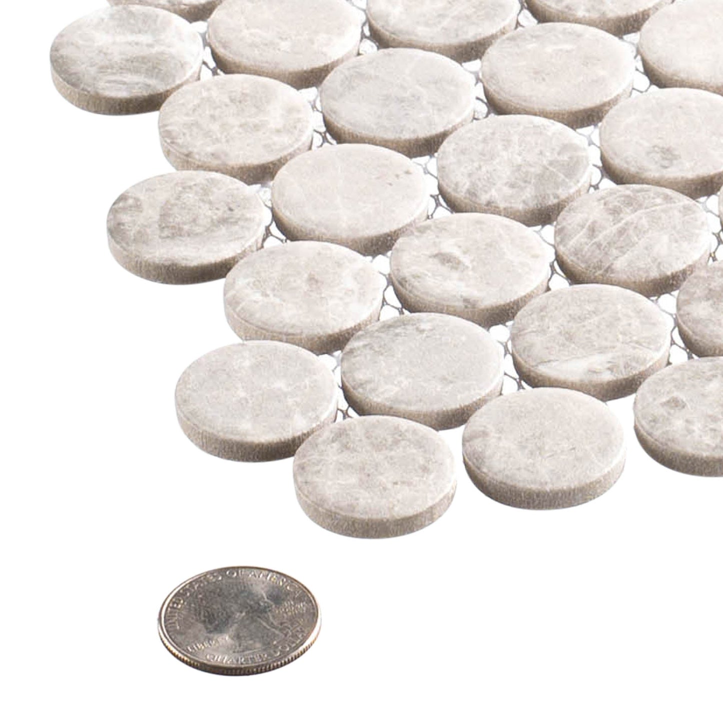Kalum Penny Round Mosaic