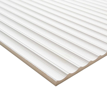Fluted White 18X48 Matte