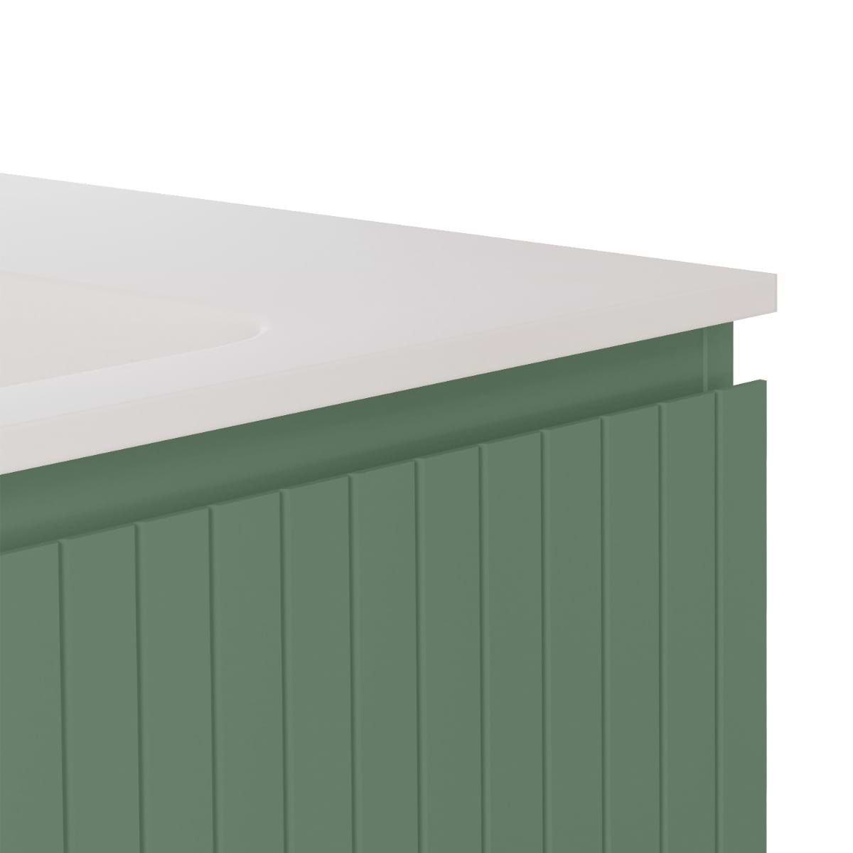 Adeline Forest 30" Single Vanity with Integrated Solid Surface Top