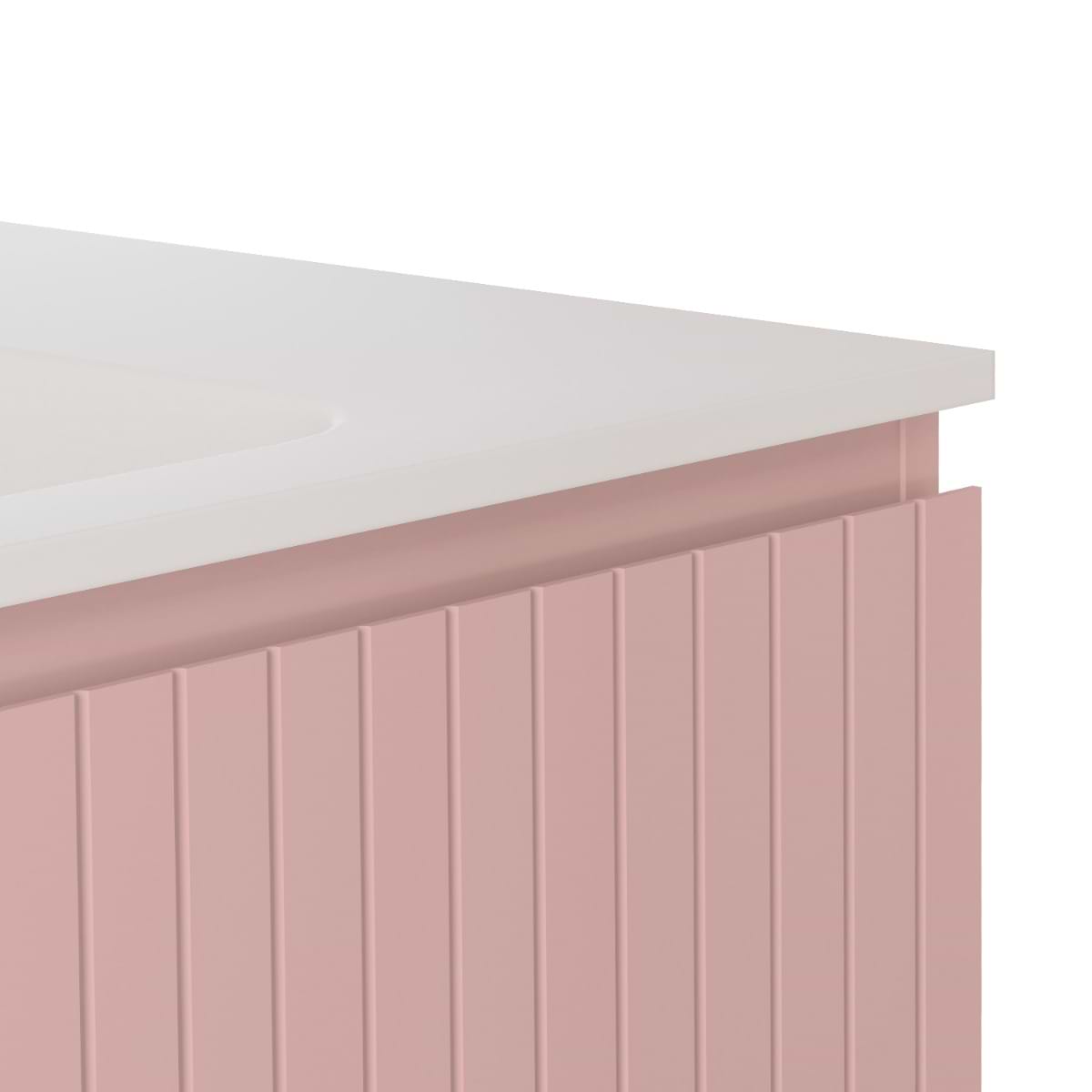 Adeline Rose 24" Single Vanity with Integrated Solid Surface Top