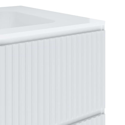 Linear White 30" Single Vanity with Integrated White Solid Surface Top (discontinued)
