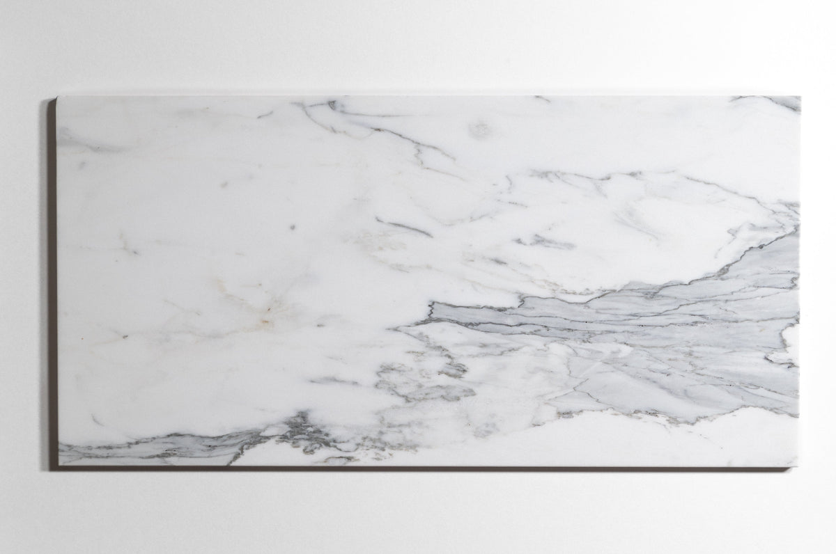 Calacatta Polished Beveled 12x24 — Calacatta