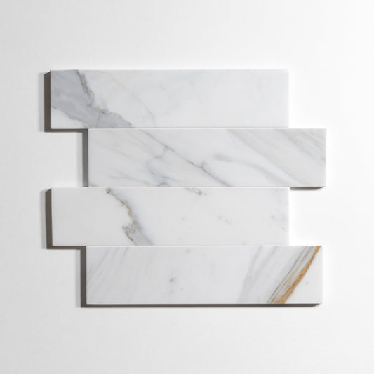 Calacatta Polished Beveled 3x12