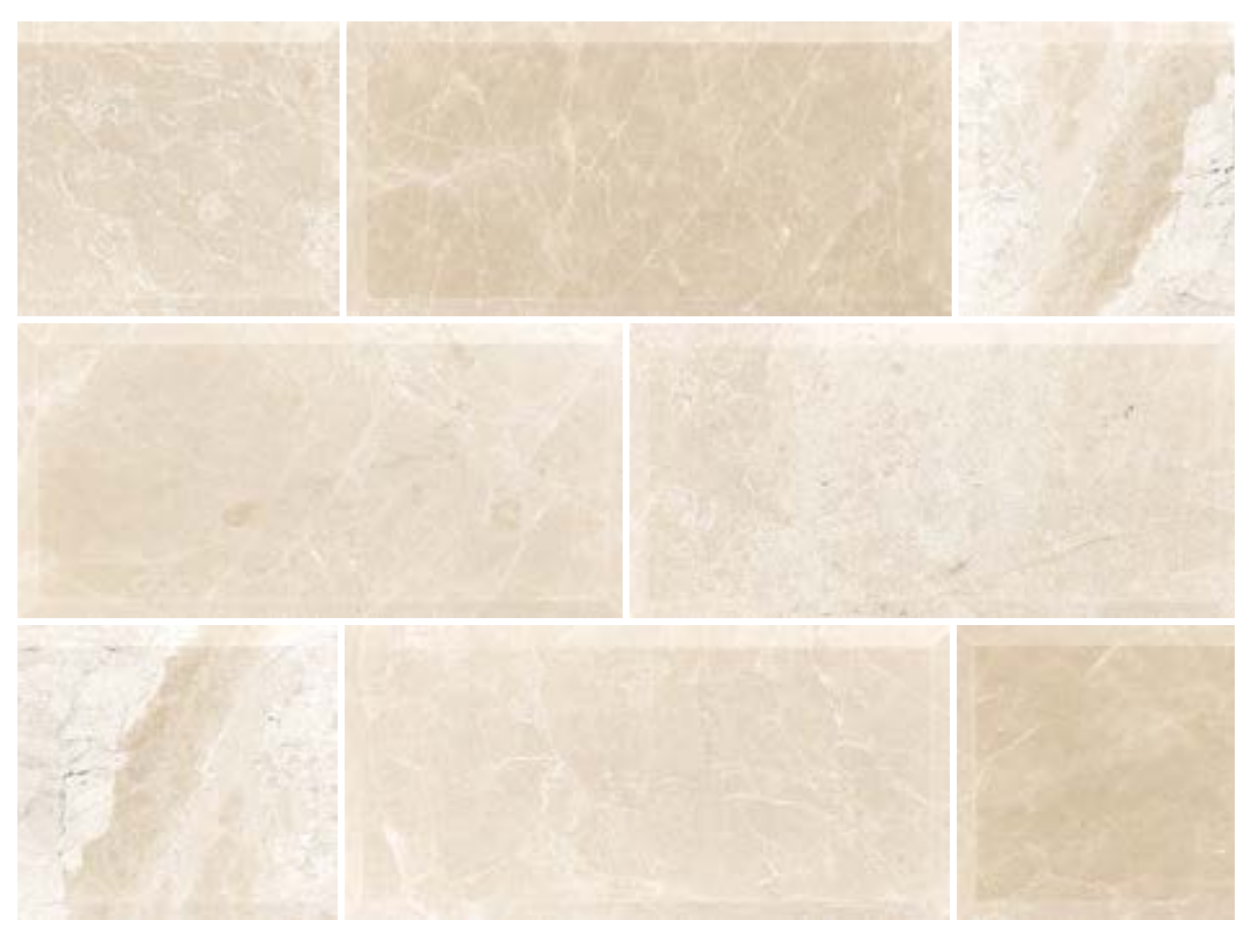 Crema Nova Honeycomb 3x6 Beveled