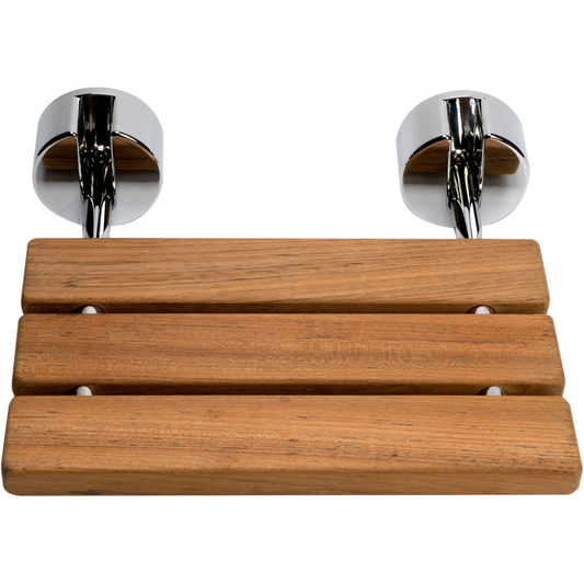 Folding Seat Chrome 16"