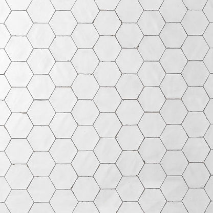 Solaro White 6" Hex Matte