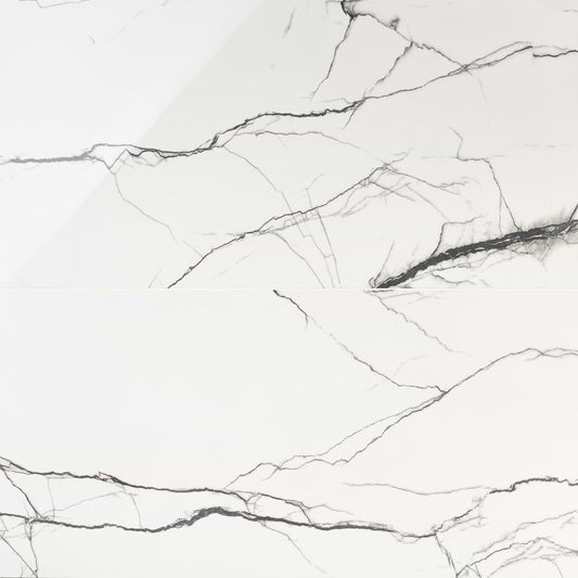 + White Breach 24X48 Polished