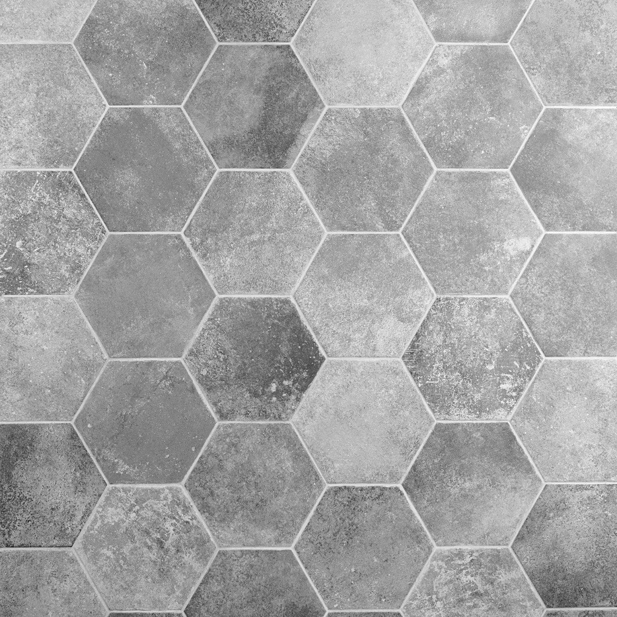 Pompeia Gris 8" Hex Matte