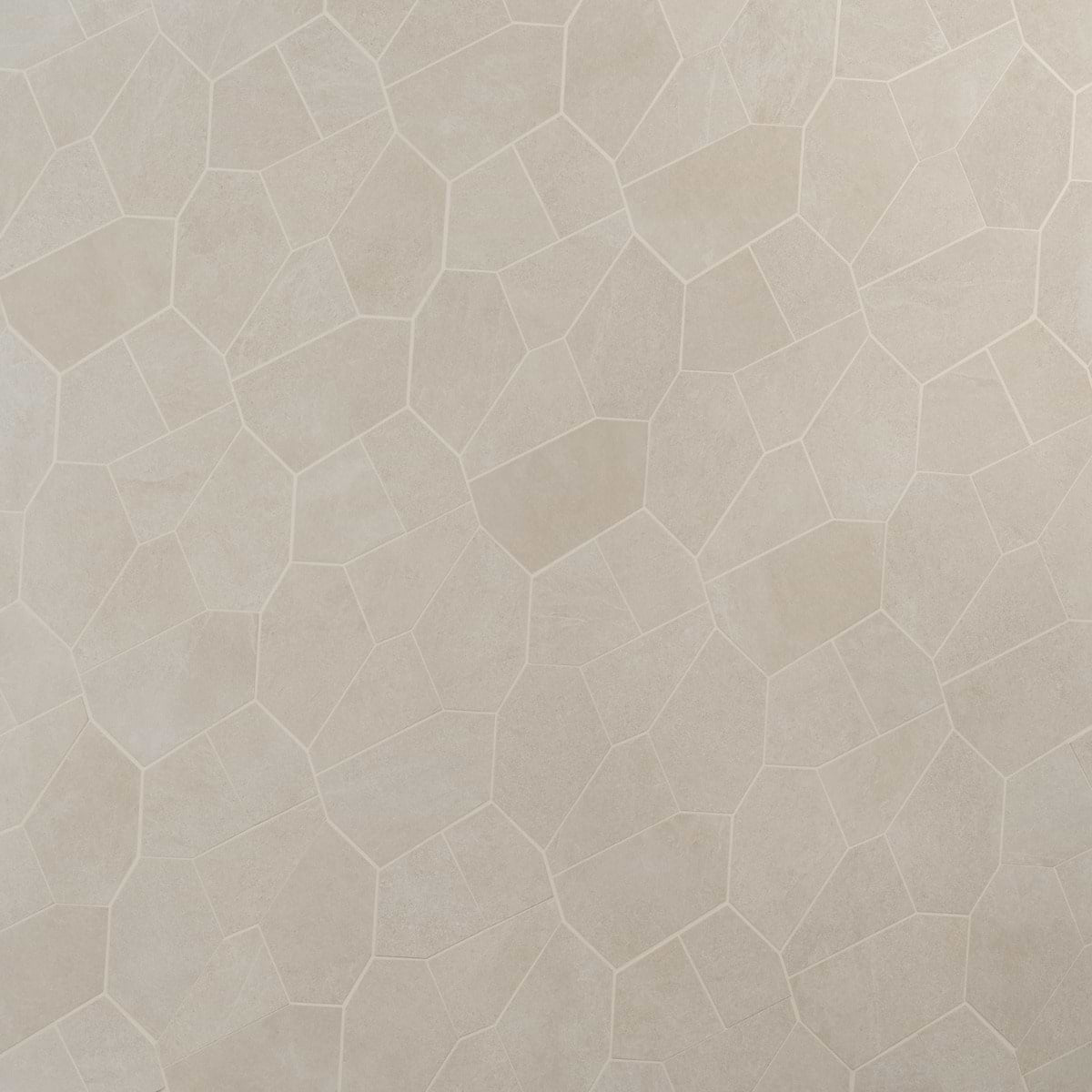 Crema Beige Organic Pattern Matte