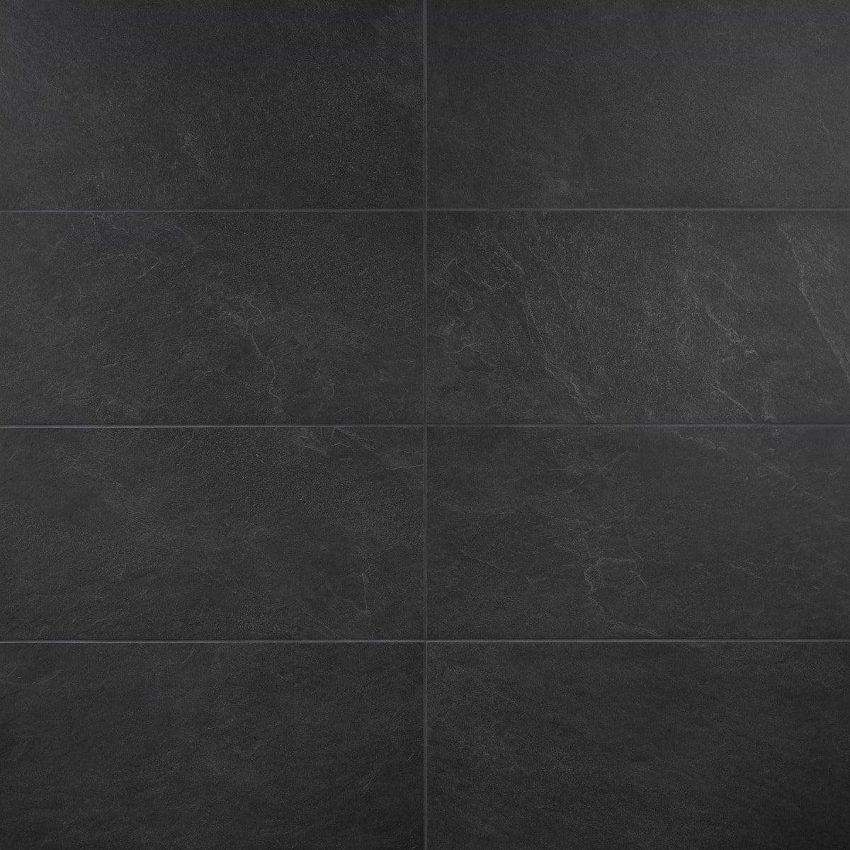 Charcoal Black 12X24 Matte