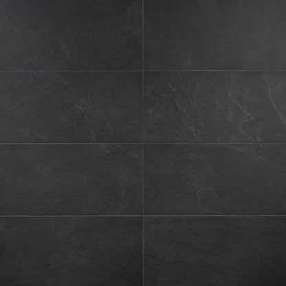 Charcoal Black 12X24 Matte