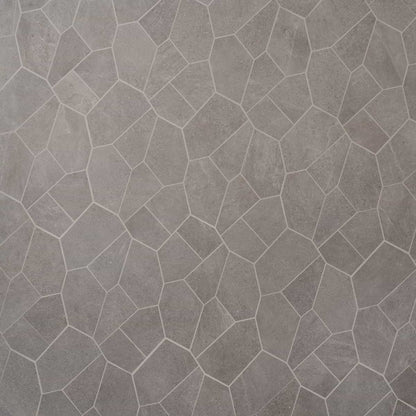 Slate Gray Organic Pattern Matte