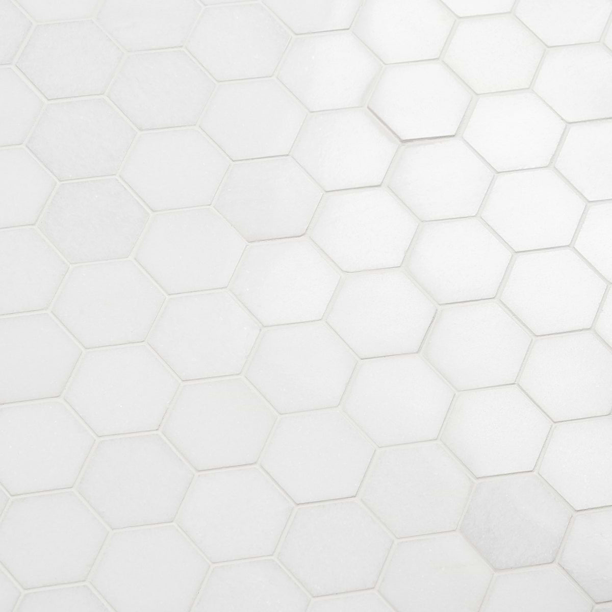 Thassos 2" Hex Polished