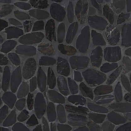 Sliced Gem Black Polished