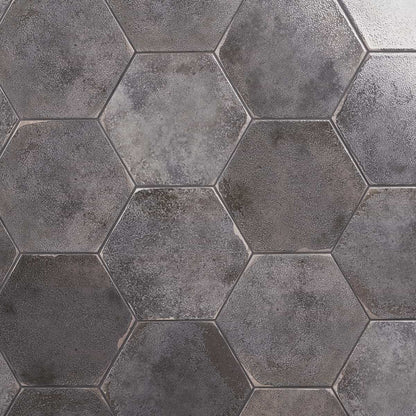 Antracite 9" Hex Polished