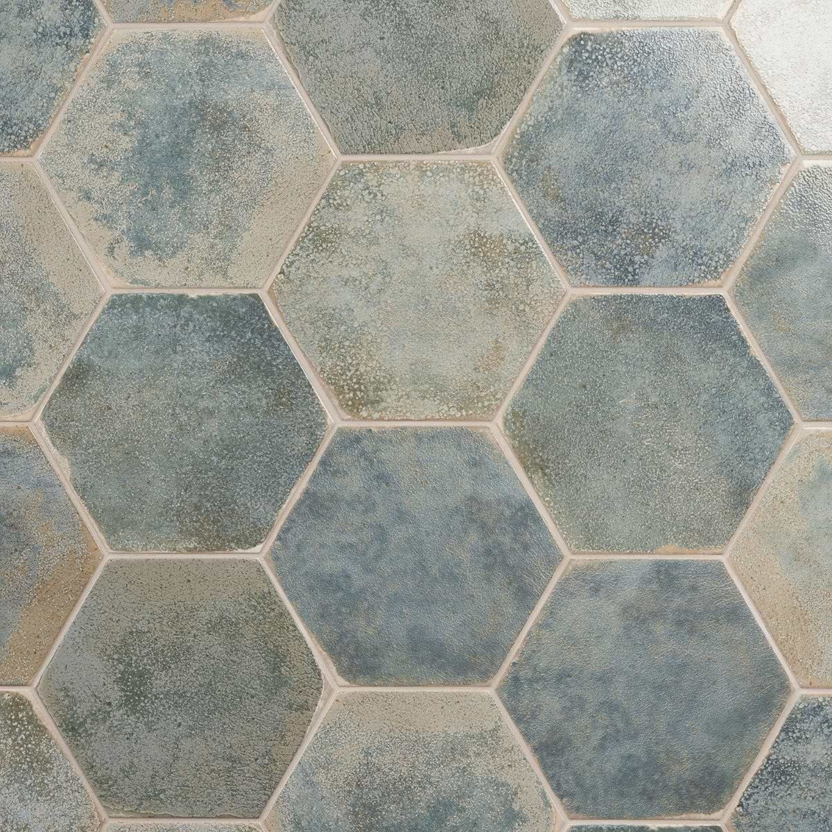 Green 9" Hex Polished