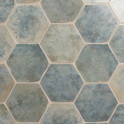 Green 9" Hex Polished