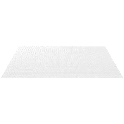 Solid White 1" Hex Matte