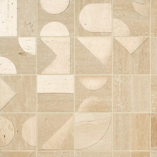 Travertine Cream 4X4 Satin