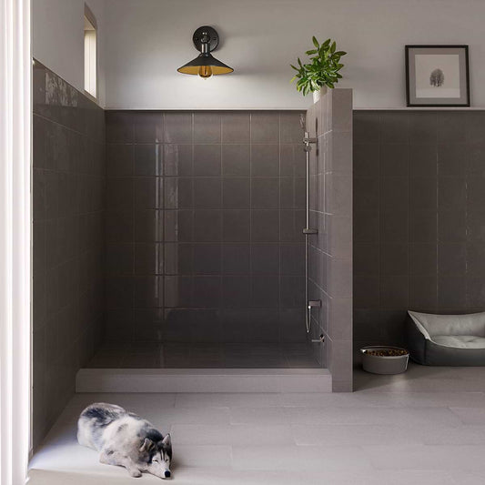 Crosby Trail Slate Light Gray 12X24 Click