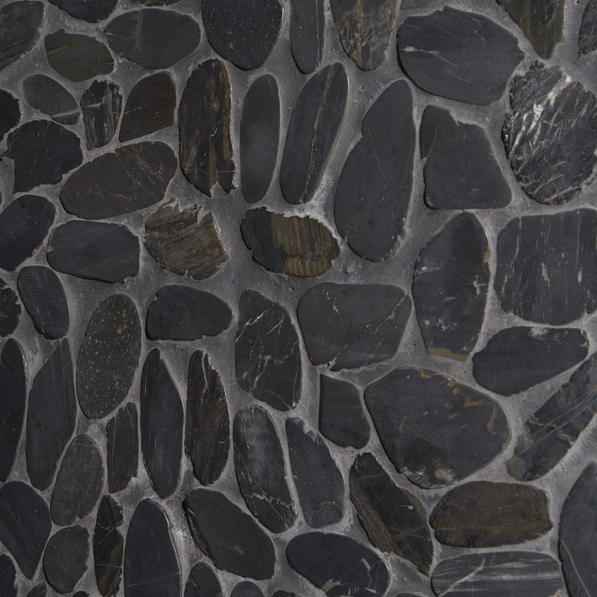 Sliced Gem Black Polished