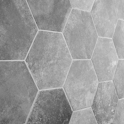 Pompeia Gris 8" Hex Matte